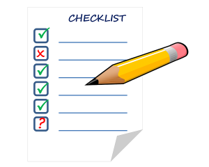 checklist voor een blog